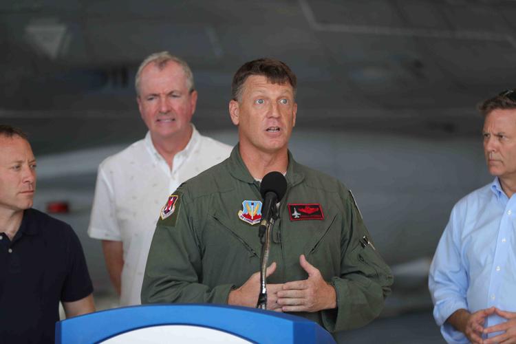 Governor Phil Murphy and U.S. Representative Donald Norcross visits military base