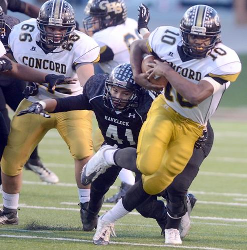 Concord 21  Havelock 55