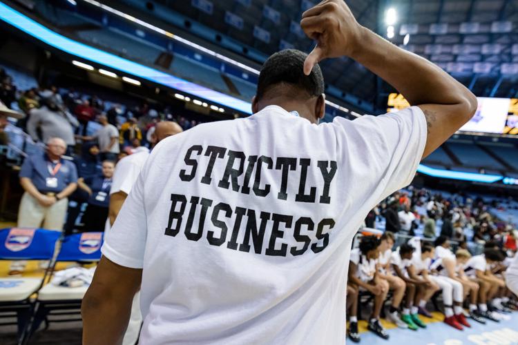 Image gallery from the 2021-22 NCHSAA Class 3A State Championship game between the Jay M. Robinson Bulldogs and the Farmville Central Jaguars at UNC Chapel HillÕs Dean E. Smith Center.  The Bulldogs defeated the Jaguars 70-68 to win the championship.