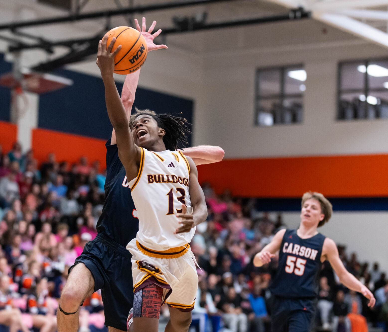 Jay M Robinson boys defeated Carson 66-50 in the SPC Championship.