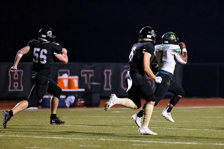 The Cabarrus Warriors were defeated by the Harrells Christian Academy Crusaders 21-14 on Friday Night at Cannon High School.