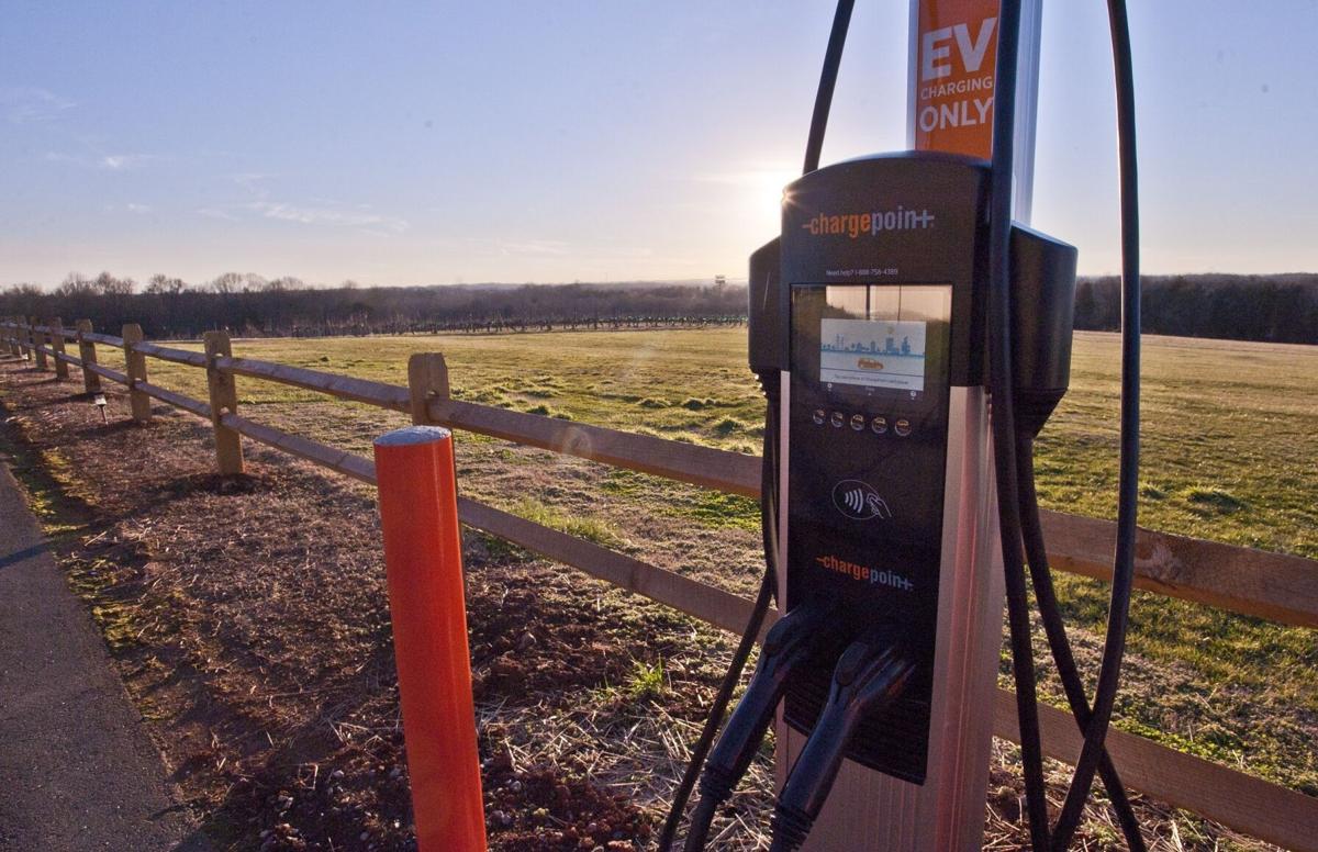 RayLen Vineyard EV charging station