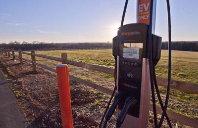 RayLen Vineyard EV charging station