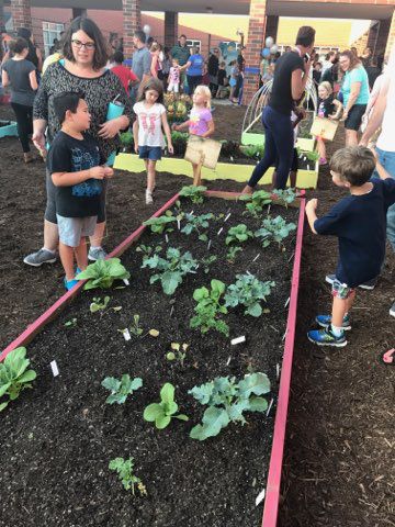 Pitts School ribbon cutting