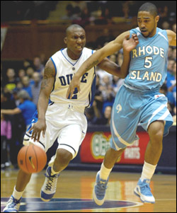 Duke survives Rhode Island's upset bid