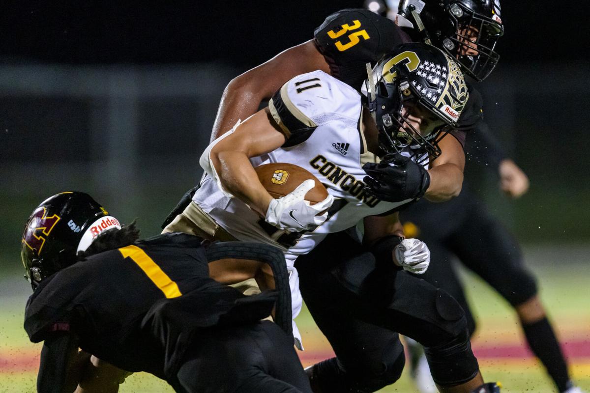 The Jay M. Robinson Bulldogs defeated the Concord Spiders 20-0 on the 2021-22 season opener on Friday night at Jay M. Robinson High School.