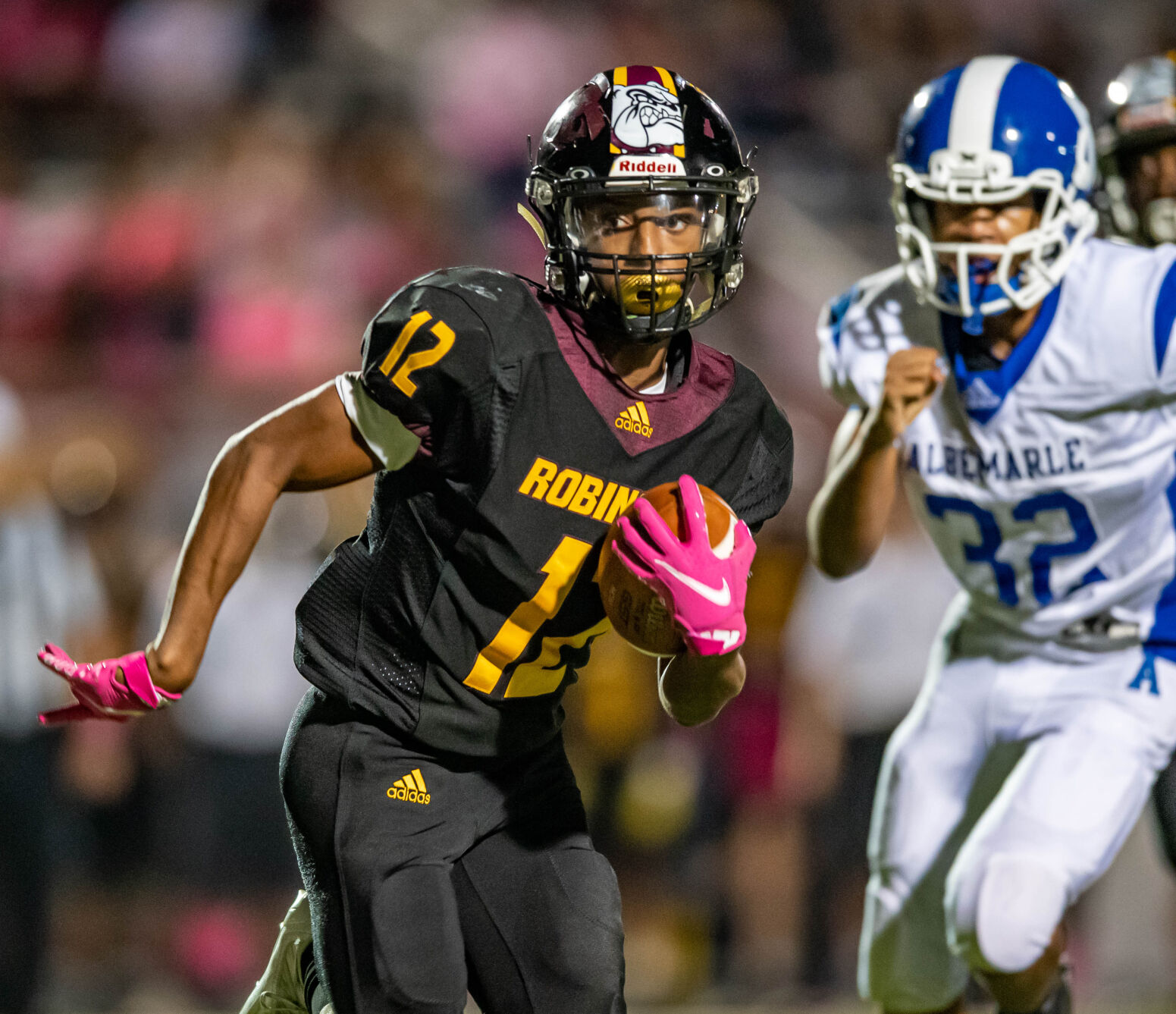Jay M Robinson demolished Albemarle 66-0.