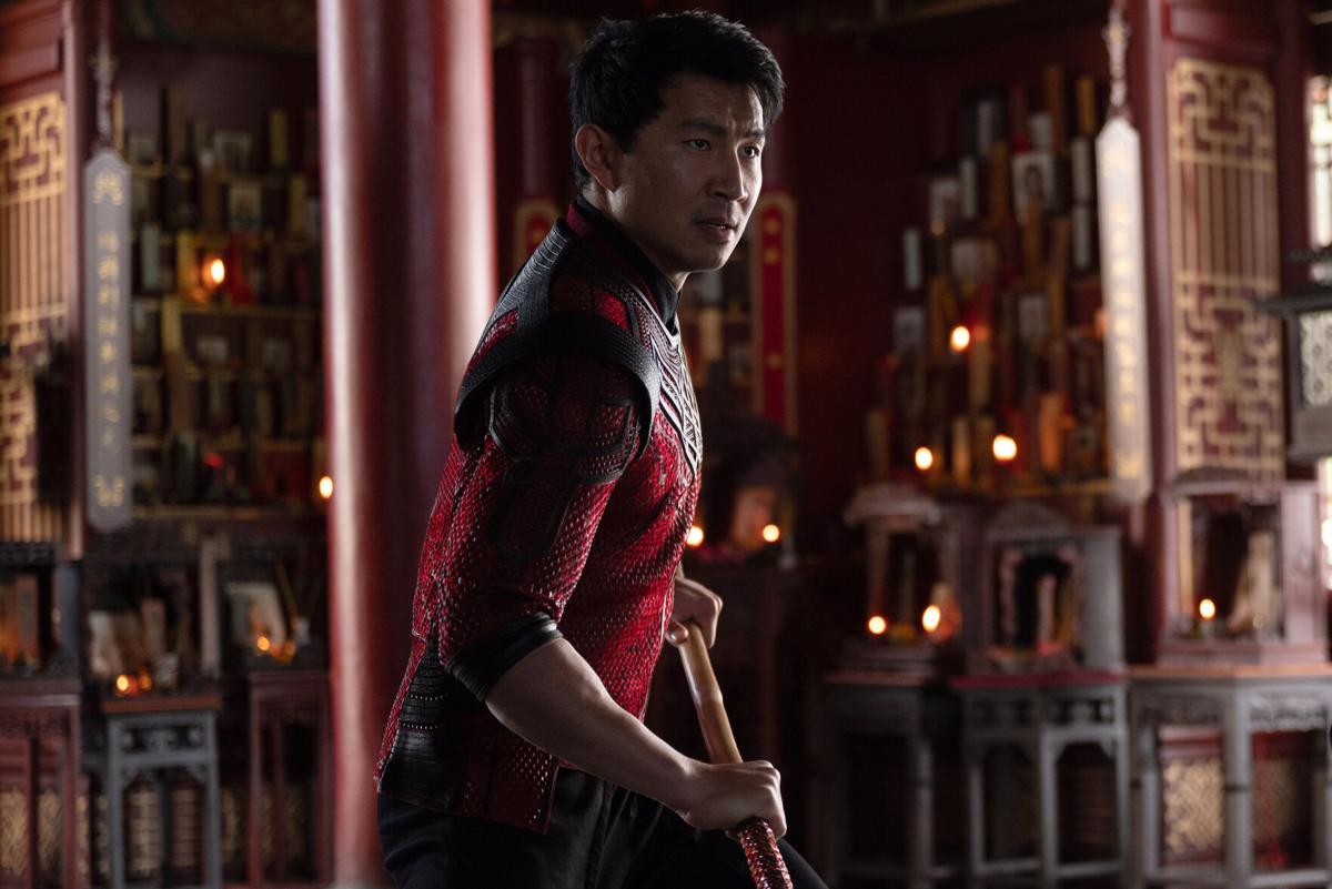 Simu Liu in the Marvel Studios film, "Shang-Chi and the Legend of the Ten Rings."