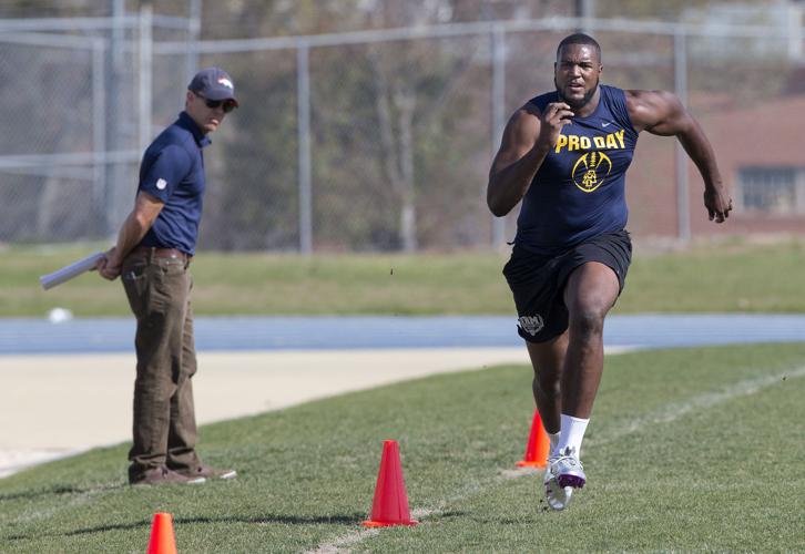 Pro Day for A&T's Brandon Parker
