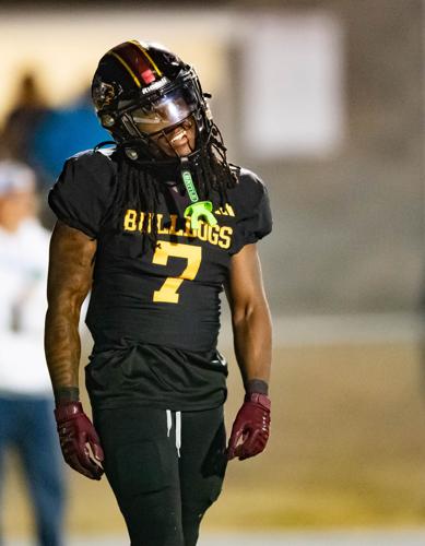 Bulldogs beat the Grizzlies in the third round of the 2025 NCHSAA Football Championship playoff game 41 - 33.