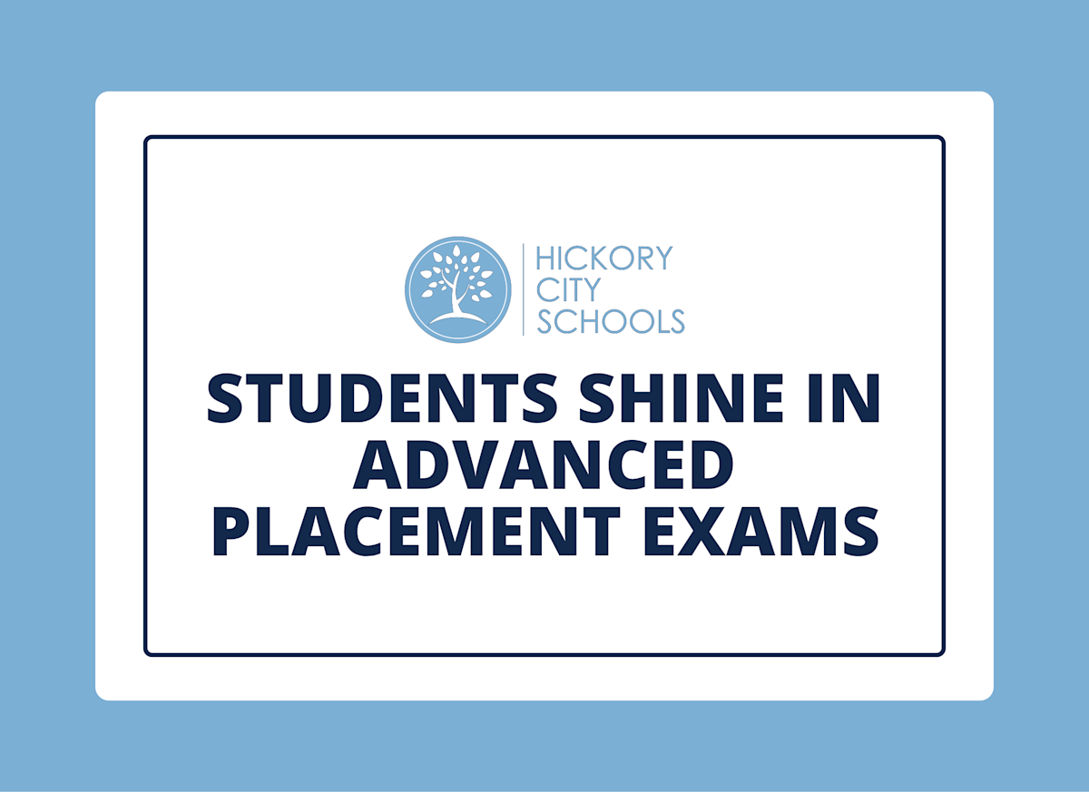 Hickory City Schools Students Shine in Advanced Placement Exams