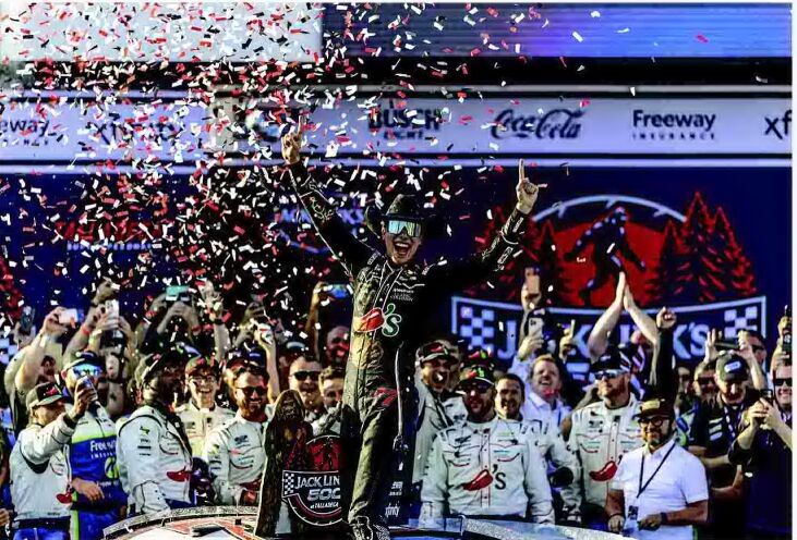 Hocevar nabs first Cup Series win