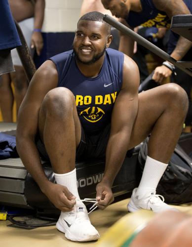 Pro Day for A&T's Brandon Parker
