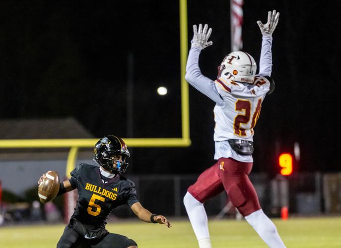The Red Tornados ended the Bulldogs winning streak in the fourth round of the 2025 NCHSAA Football Championship playoff game 36 - 29.