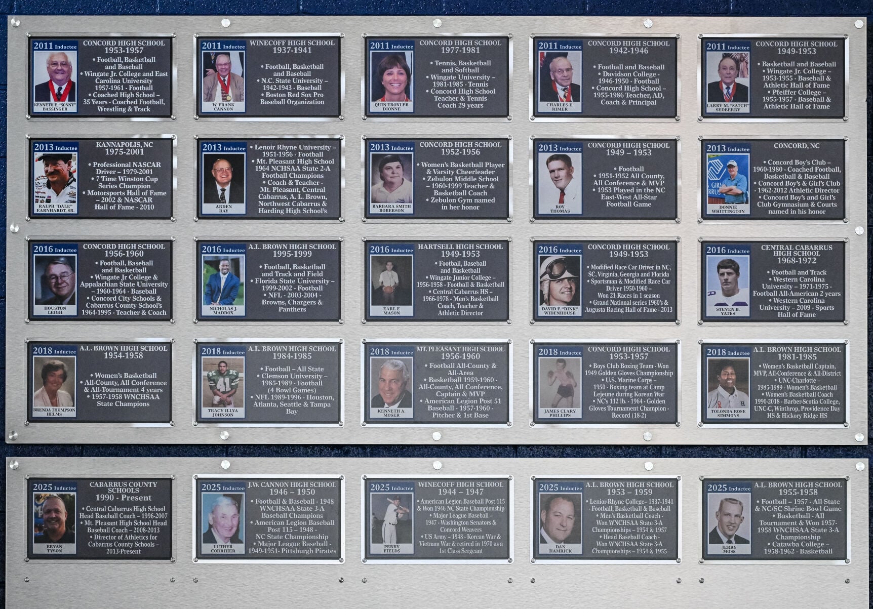 Cabarrus County Sports Hall of Fame