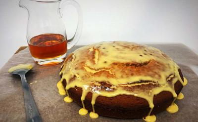 Local Honey Bee Cake