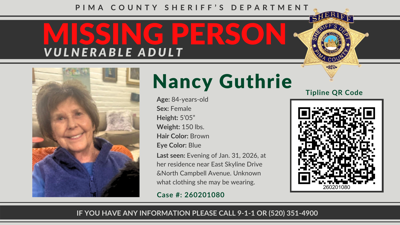 Sheriff: Nancy Guthrie was abducted