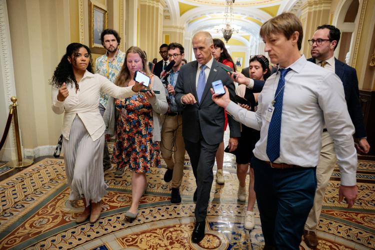 Senate votes on Capitol Hill in Washington, D.C.