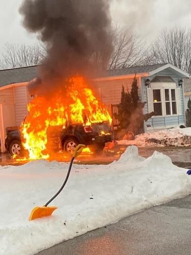 Fire at Karen Karan's house