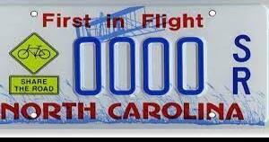 NC has three standard license plates. Which one is most popular with vehicle  owners?