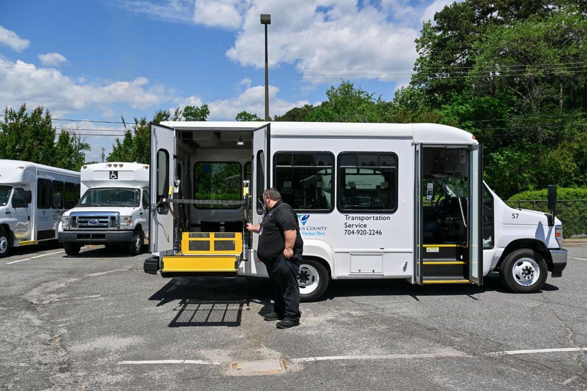 CCTS Manager Charles Ratliff Operating Wheelchair Lift