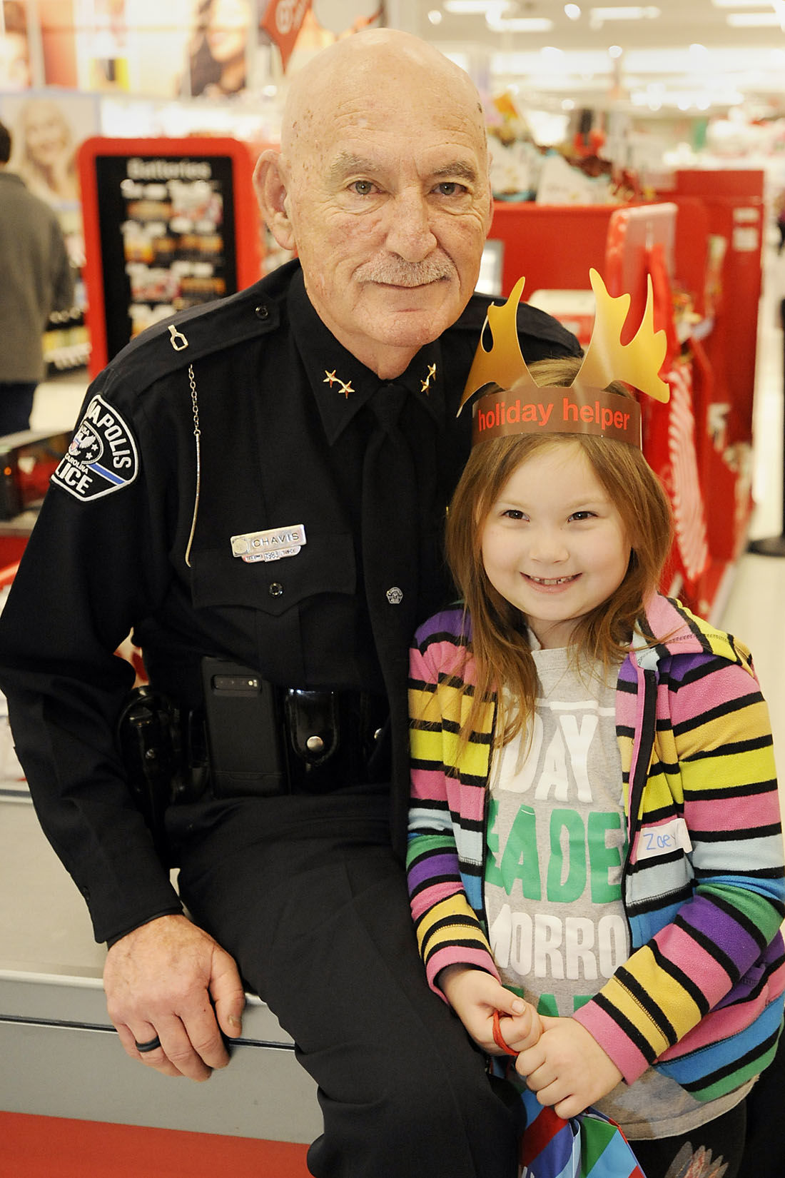 "Cops Target Kids" Christmas shopping event