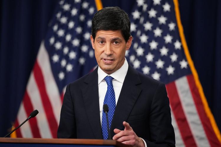 Federal Reserve Chair Kevin Warsh speaks during a news conference following Federal Open Market Committee meetings at Federal Reserve Headquarters on Sept. 16, 2026, in Washington, D.C. The Federal Reserve raised interest rates by a quarter of a percent...