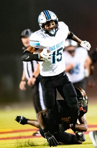 Bulldogs beat the Grizzlies in the third round of the 2025 NCHSAA Football Championship playoff game 41 - 33.