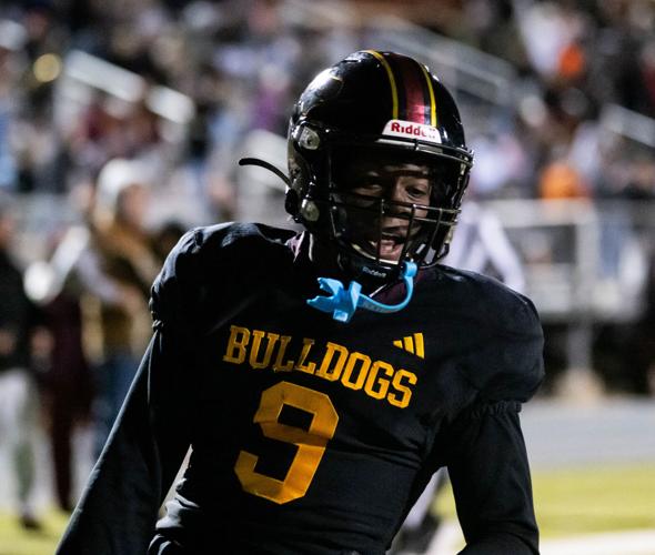 The Red Tornados ended the Bulldogs winning streak in the fourth round of the 2025 NCHSAA Football Championship playoff game 36 - 29.