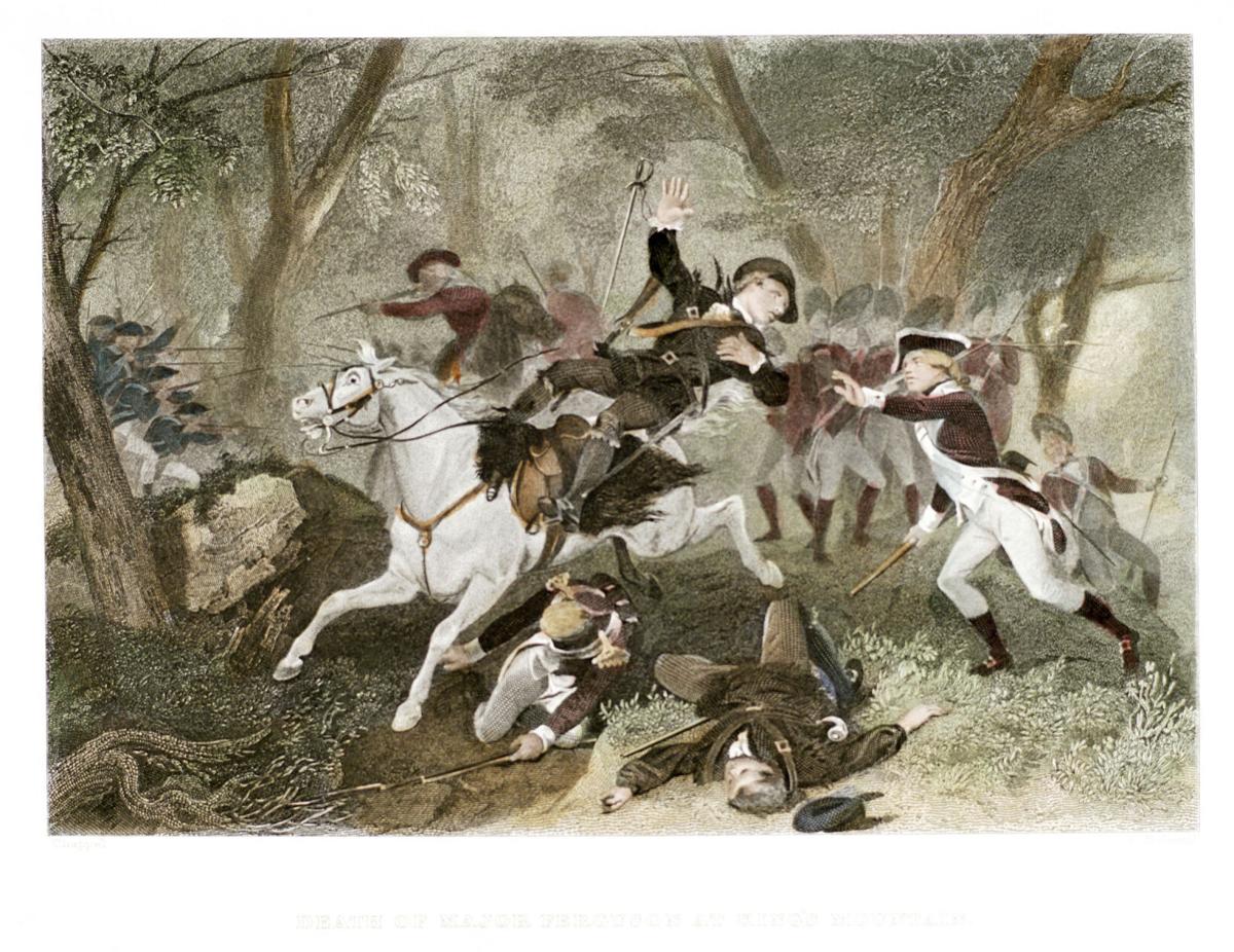 Death of Major Ferguson at King’s Mountain