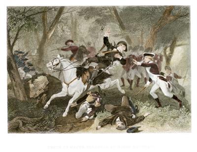 Death of Major Ferguson at King’s Mountain