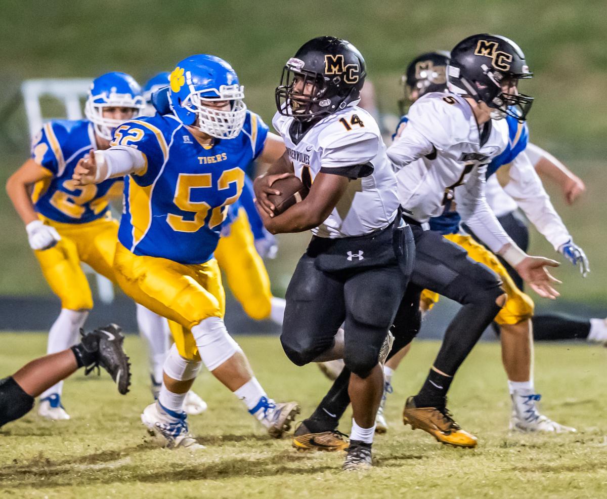HIGH SCHOOL FOOTBALL Miller, Mount Pleasant run through Montgomery