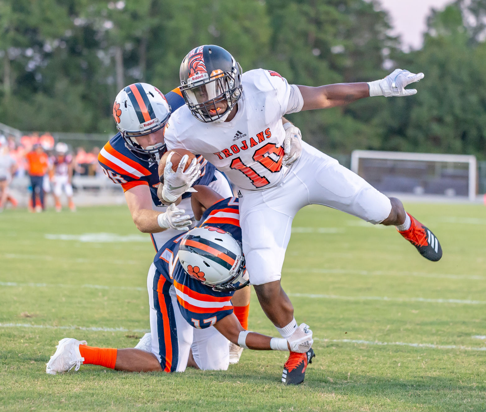 HIGH SCHOOL FOOTBALL: No. 1 Trojans Step Out Of Conference, Stomp ...