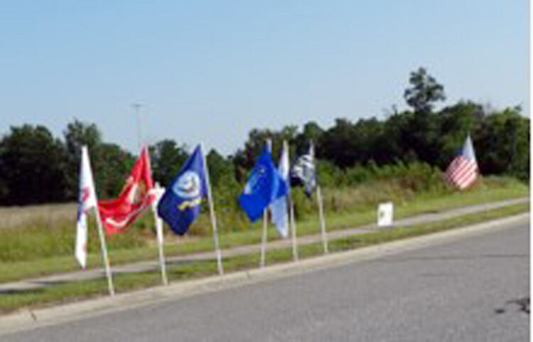 Military flags