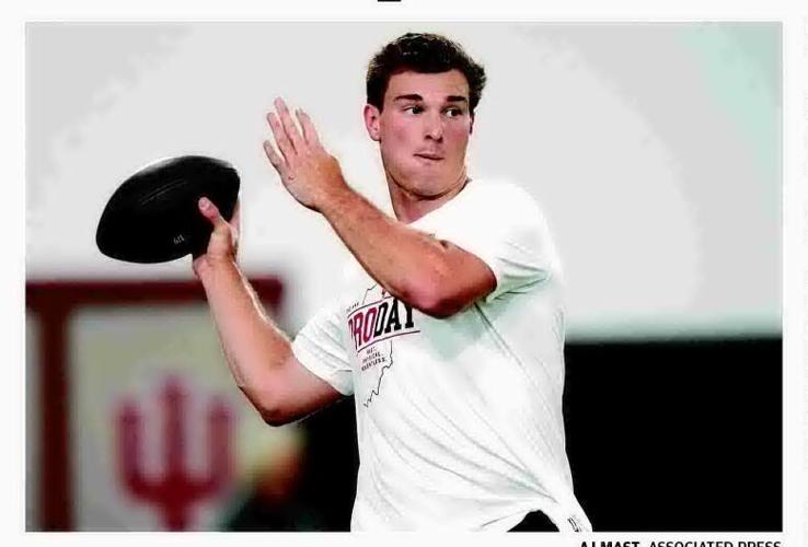 Mendoza puts on show at Indiana pro day