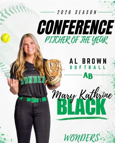 Conference pitcher of the year Mary Katherine Black AL Brown
