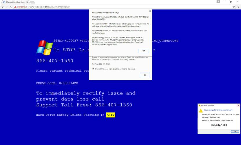 computer scan screen shot