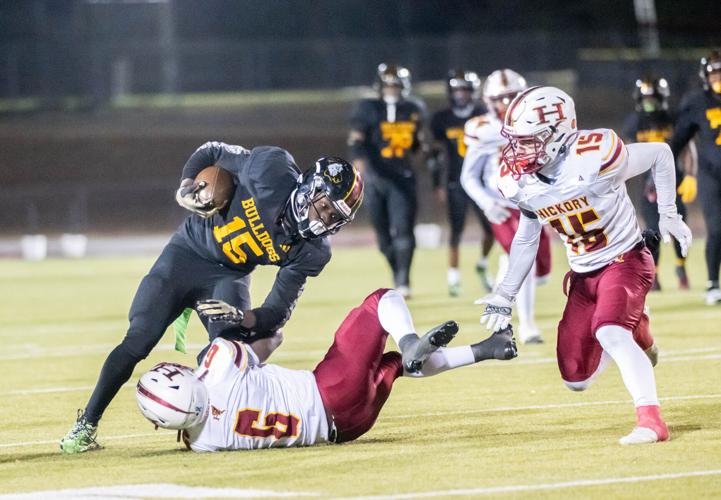 The Red Tornados ended the Bulldogs winning streak in the fourth round of the 2025 NCHSAA Football Championship playoff game 36 - 29.