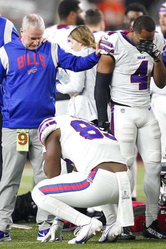 Monday Night Football' Game Postponed After Bills Player Collapses On Field  And Gets CPR; Damar Hamlin In “Critical Condition” At Hospital – Deadline