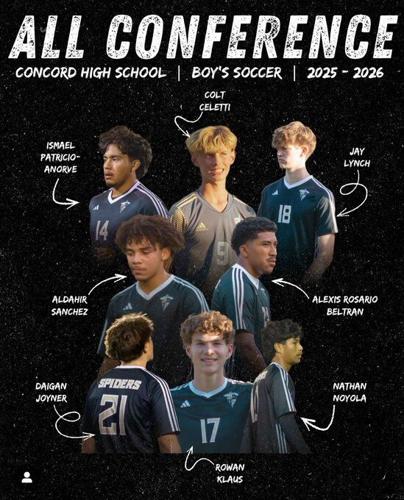 Concord Spiders Soccer All-Conference