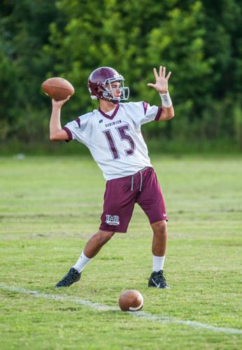 Jay M. Robinson football practice 