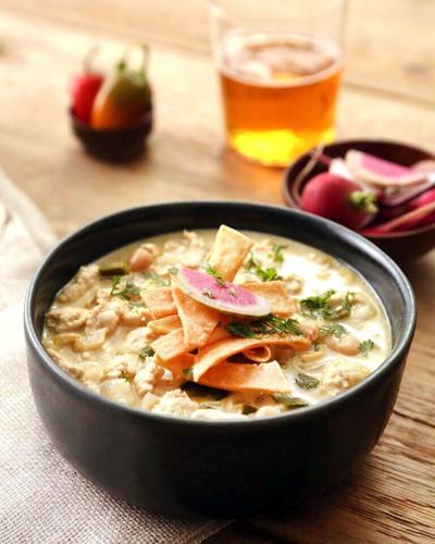 White chicken chili