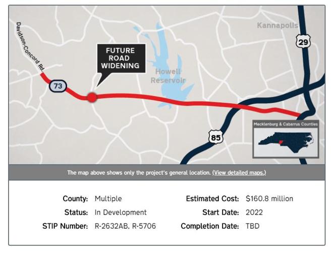N.C. 73 widening