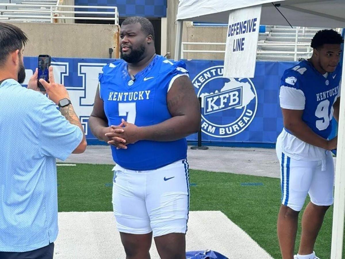 A former Frederick Douglass High School standout, Kentucky defensive lineman Jamarrion Harkless said he transferred from Purdue to UK because "really, just I miss the family, miss being around my family."