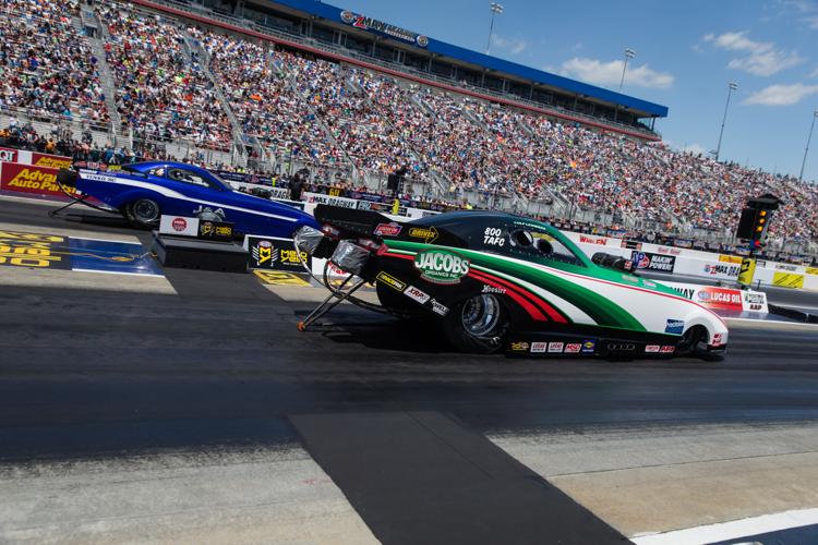 It's Saturday at the 2018 NHRA 4-Wide Nationals?