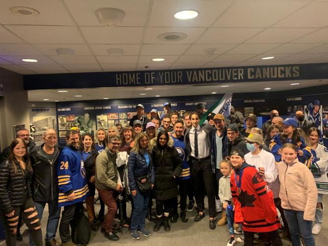 Dylan Cozens Sabres in Vancouver