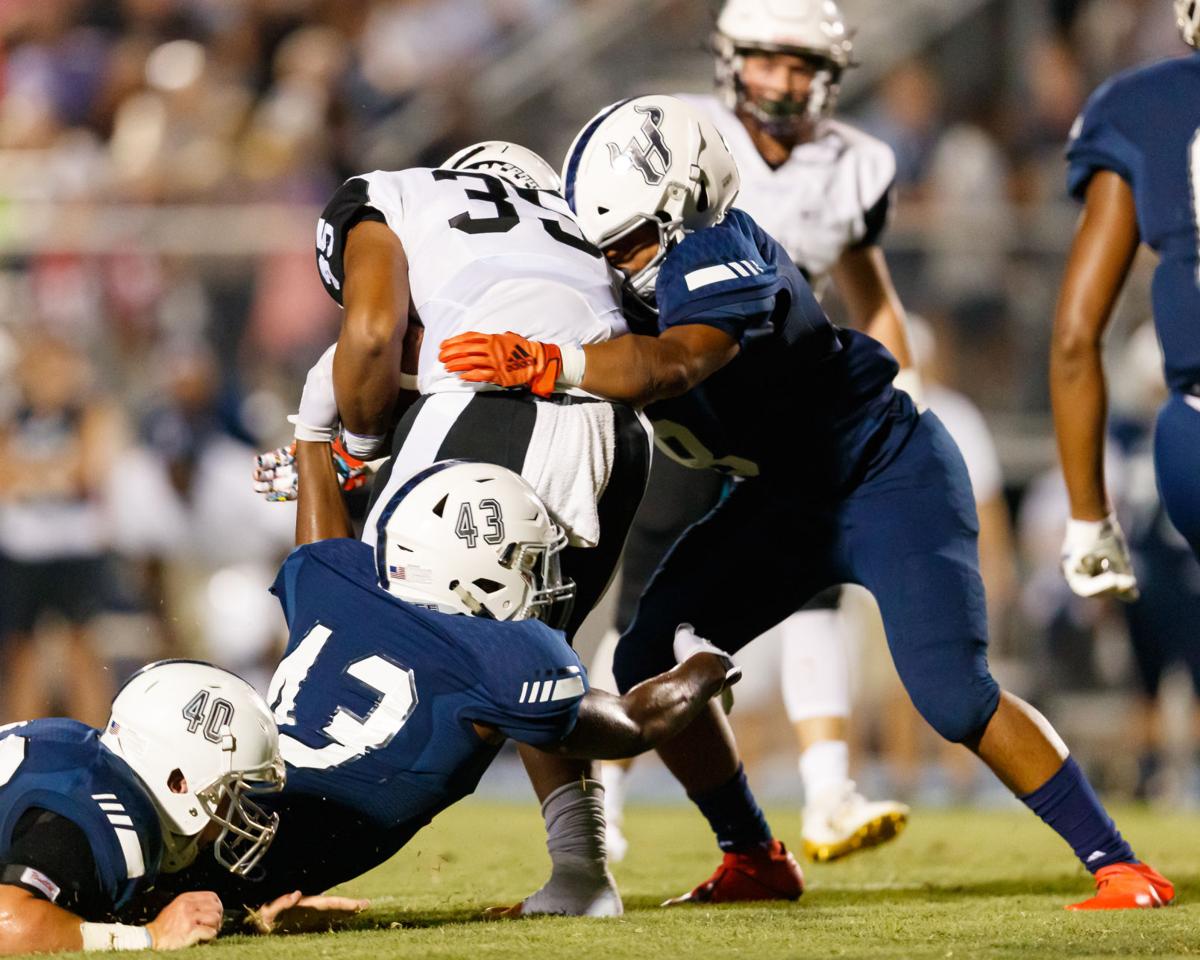 High School Football Bulls Stop Chargers Then Pull Away To