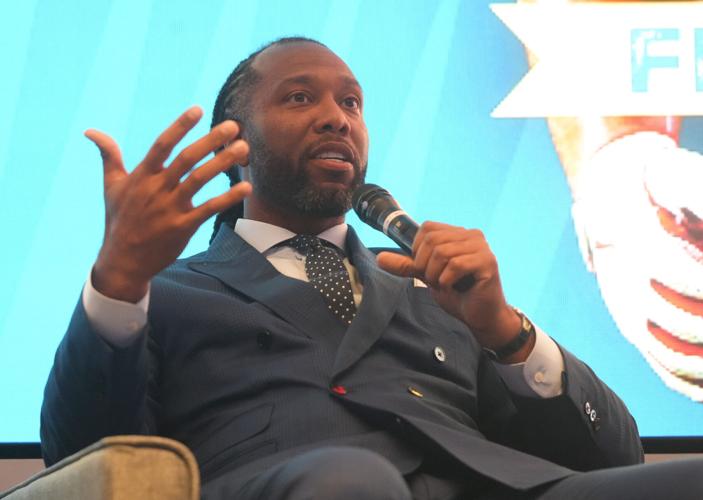 2026 Pro Football Hall of Fame enshrinee Larry Fitzgerald talks about the lessons he has learned from the game at the Hall on