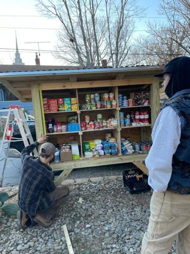WNC Food Coalition constructed a new food pantry in Buncombe County to fill with food and other supplies for those in need.