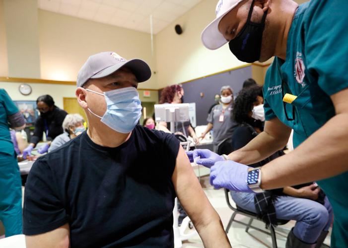 Vaccination Clinic - Raul Vazquez and JC Seneca